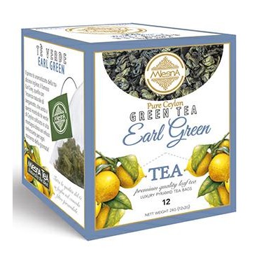 Mlesna Te Verde Earl Green 12 Filtri Piramidali Salvaroma