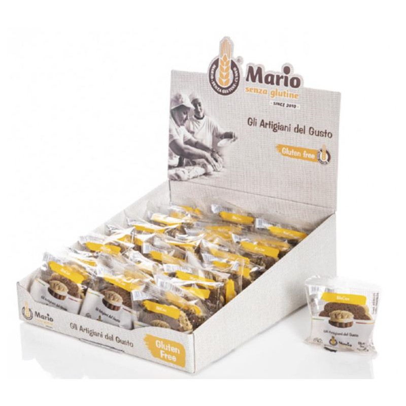 Biscioc Biscotti al Cioccolato Senza Glutine 30 pezzi Da Mario
