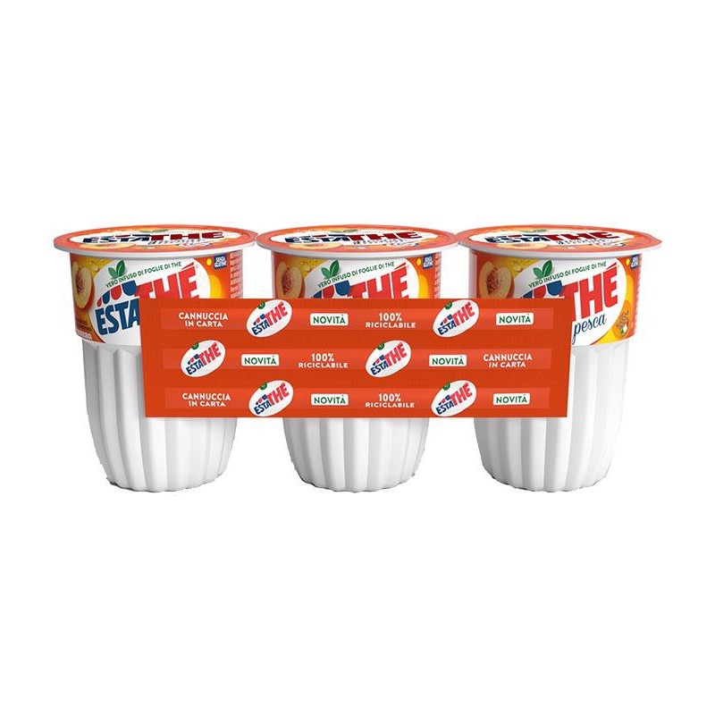Estathe' Gusto Pesca Confezione da 3 Brick da 200 ml