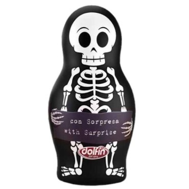 Halloween Figura Cava Cioccolato Con Sorpresa Expo Dolfin Gr.80x12