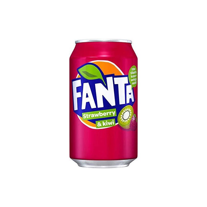 Fanta Strawberry Kiwi Bibita Gusto Fragola e Kiwi da 330 ml Fanta Strawberry Kiwi Bibita Gusto Fragola e Kiwi da 330 ml