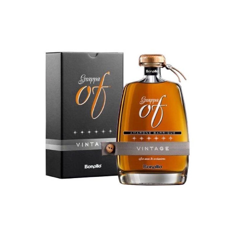 Grappa Amarone Riserva Vintage 6 Stelle Bonollo 42% cl 70