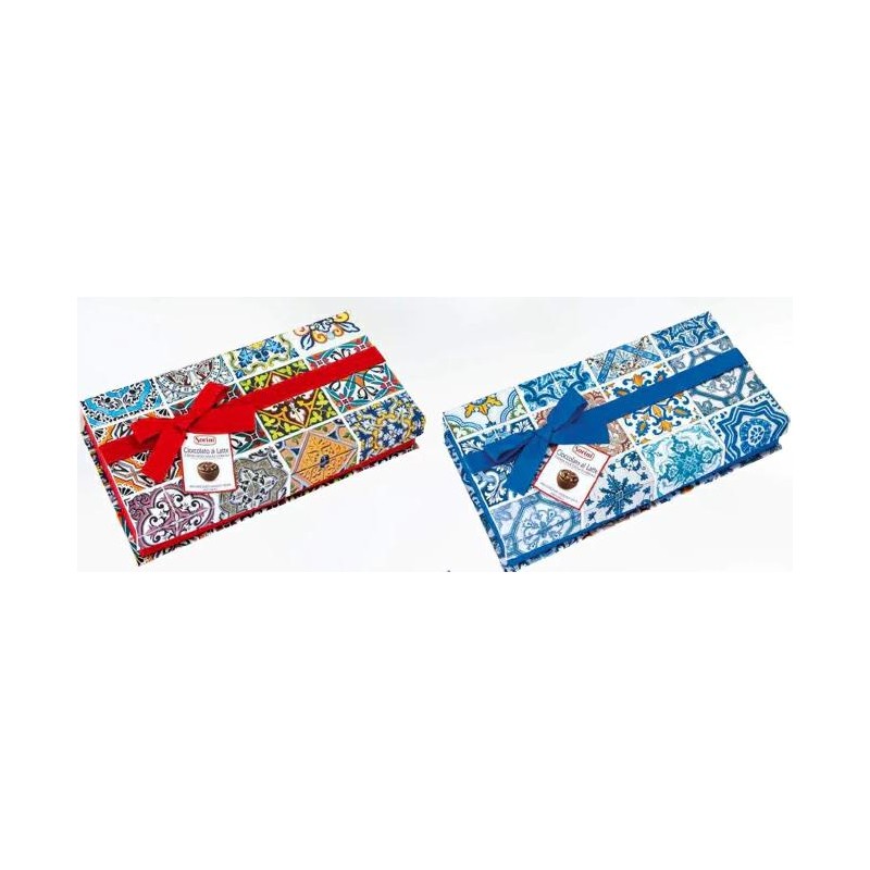 Sorini Scatola Regalo Maja Maiolica Praline di Cioccolato al Latte 270 grammi Sorini Scatola Regalo Maja Maiolica Praline di Cioccolato al Latte 270 grammi