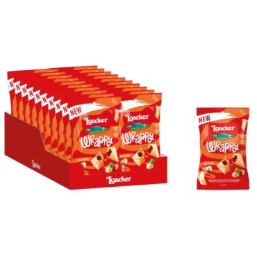 Loacker Wrappy Nocciola Expo gr.50x20