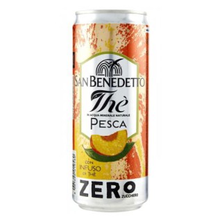 Tea Pesca Zero Lattina 0,33Lx24 San Benedetto