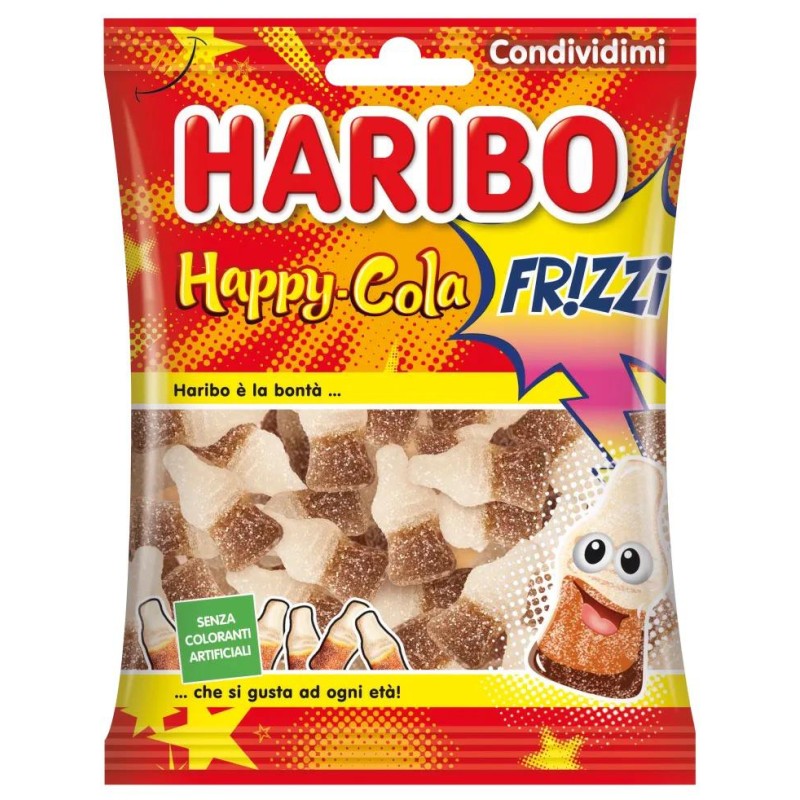 Happy Cola Frizzi Haribo Buste Gr.80