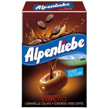 Alpenliebe Espresso Caramelle Colate Senza Zucchero Con Vero Caffe' 20 Astucci