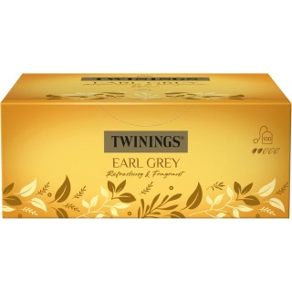 Twinings Earl Grey Tea Classic Te Nero Confezione da 100 Filtri