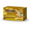 Twinings Infuso Aromatizzato Zenzero e Limone Confezione da 20 Filtri