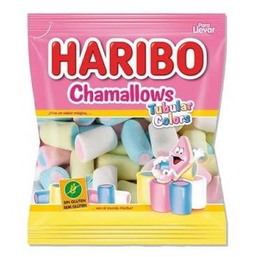 Chamallows Tubular Colors Caramelle Haribo gr.50
