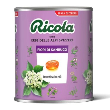 Ricola Caramelle Balsamiche alle Erbe Senza Zucchero GUSTO FIORI DI SAMBUCO 1 kg