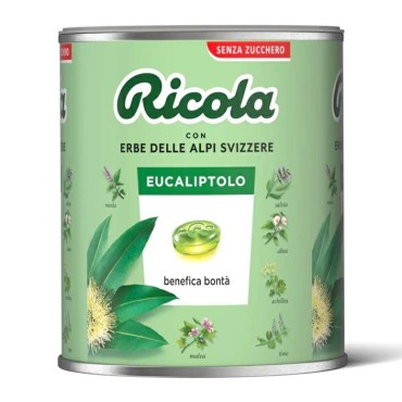 Ricola Caramelle Balsamiche alle Erbe Senza Zucchero GUSTO EUCALIPTOLO 1 Kg
