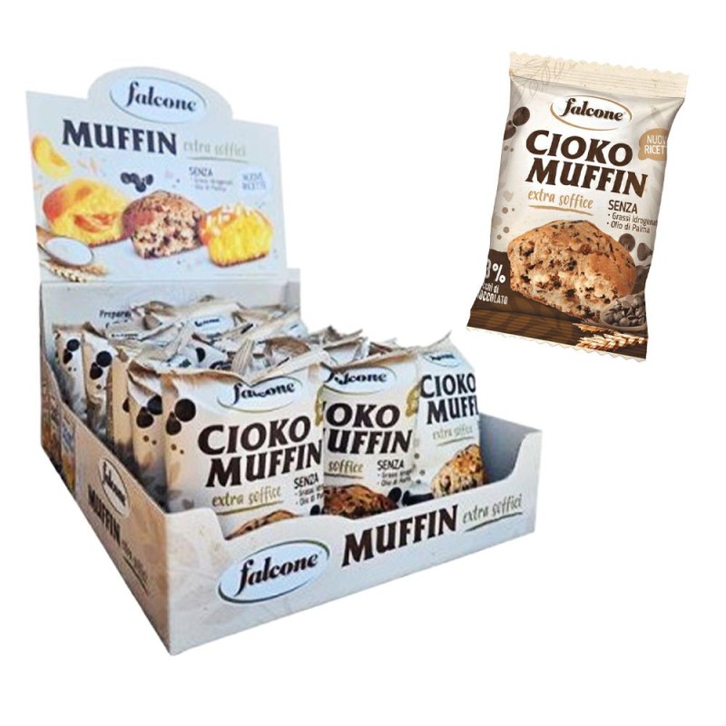 Falcone Cioko Muffin Confezione da 18 pz da 50 gr Falcone Cioko Muffin Confezione da 18 pz da 50 gr