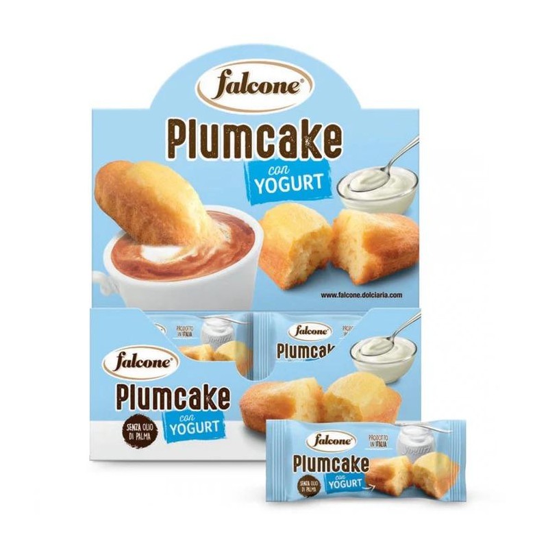 Falcone Soffici Plum Cake con Yogurt Espositore da 36 pz da 35 gr